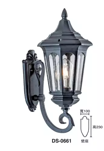 復古輕奢風戶外壁燈